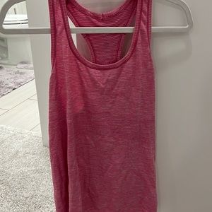 Pink run swiftly tech racerback tank
